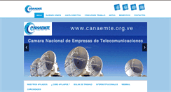 Desktop Screenshot of canaemte.org.ve